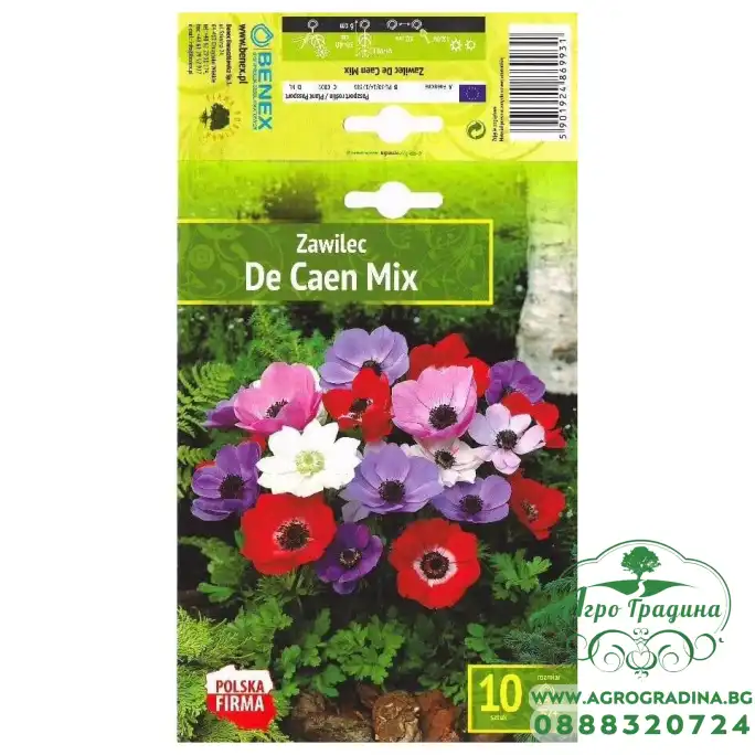 Анемония Микс Кан Anemone The Caen Mix- 10 бр луковици Анемония Микс Кан Anemone The Caen Mix- 10 бр луковици