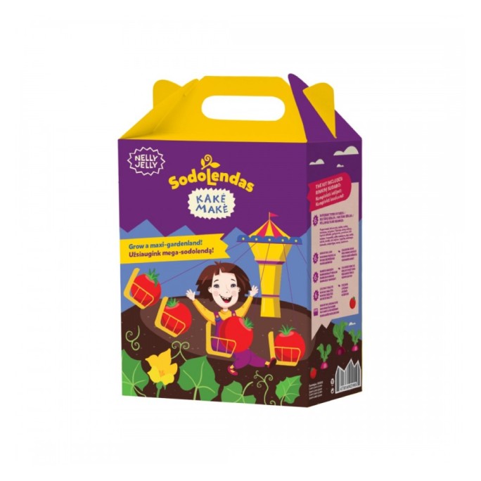 Комплект за деца - Отглеждане на растения Nelly Jelly Gardenland - Мега 