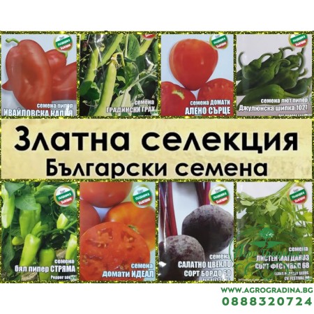 Златна колекция – български семена за зеленчуци