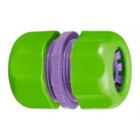 Съединител за маркуч 1/2, аквастоп, пластмасов