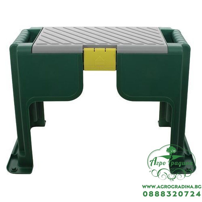 Градински стол с наколенник и място за съхранение - 3 в 1