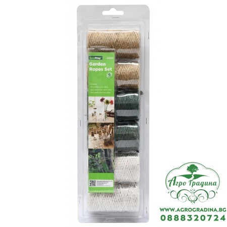 Комплект градински въжета - 6 броя