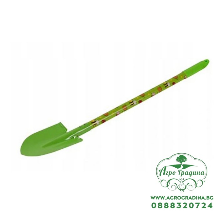 Детска лопата (копачка) с дълга дръжка - 74 см