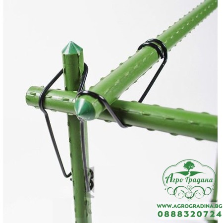 Метални скоби за закрепване на колчета Ø20 мм – 10 броя