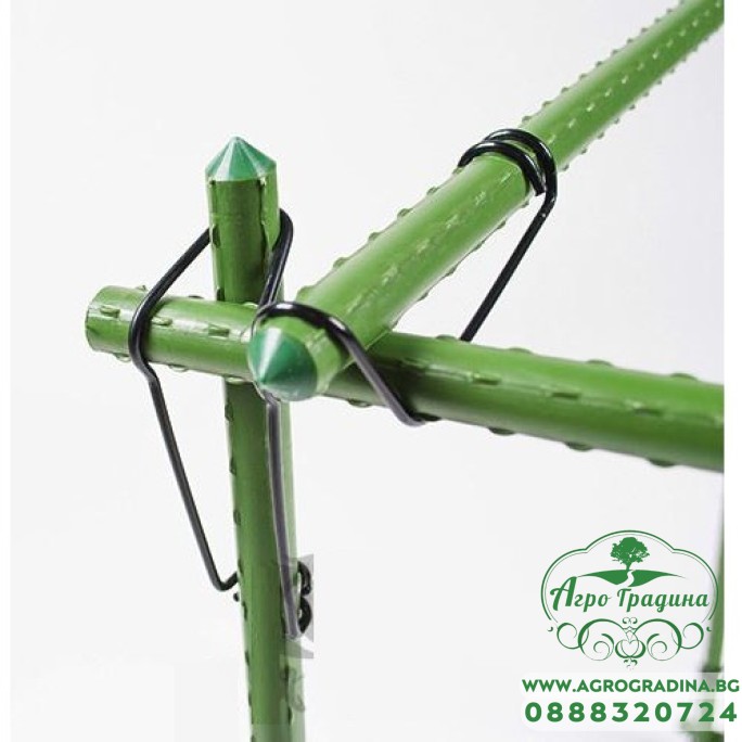 Метални скоби за закрепване на колчета Ø20 мм – 10 броя