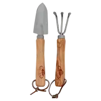 Комплект градински инструменти от неръждаема стомана Esschert Design - 2 части (лопатка и гребло)