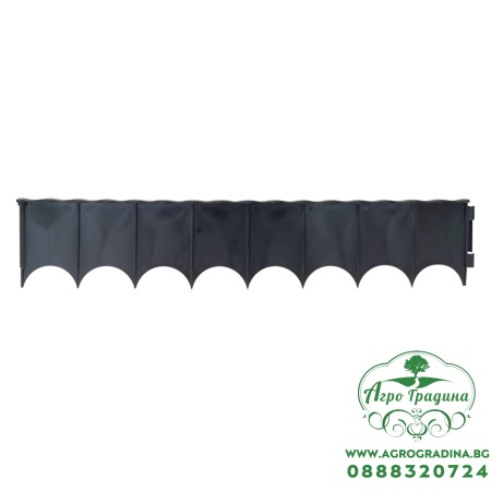 Ограничител (бордер) за алеи с шипове - 600/120 мм