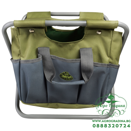 Сгъваем стол (табуретка) с чанта за инструменти Esschert Design