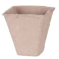 Торфени саксии - квадрат - 8х8 см - 18 бр