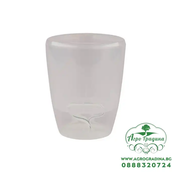 Саксия за орхидея с резервоар за вода - 2л Саксия за орхидея с резервоар за вода - 2л