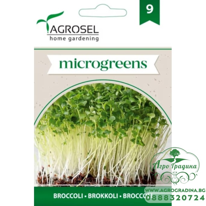 Семена за Микро Броколи (Brassica oleracea var italica) - 5 гр