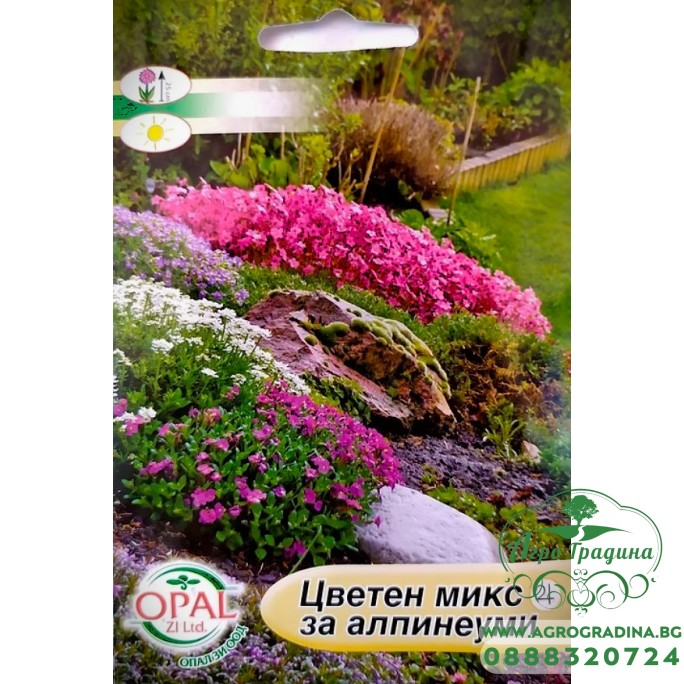 Цветен микс за алпинеуми