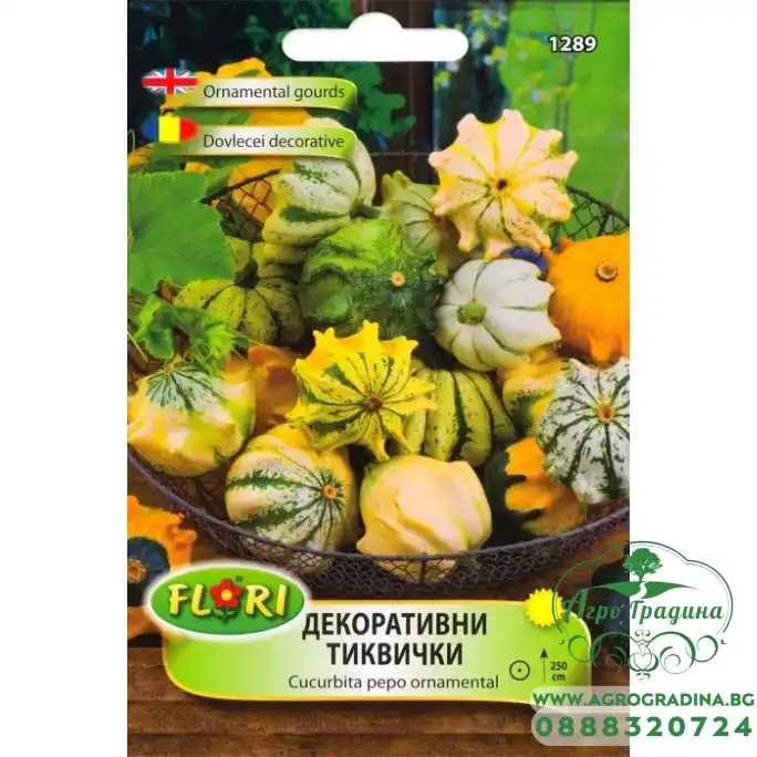 Декоративни тиквички микс Cucurbita pepo ornamental