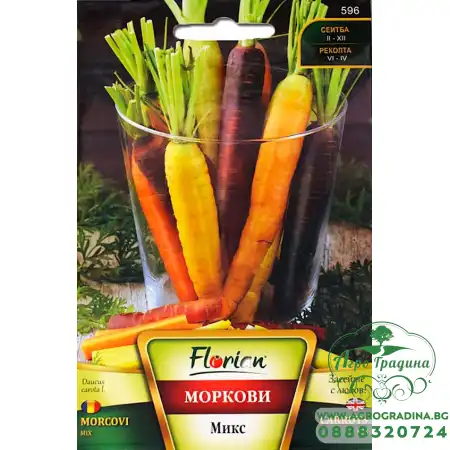 Моркови Микс (лилав, жълт, червен)