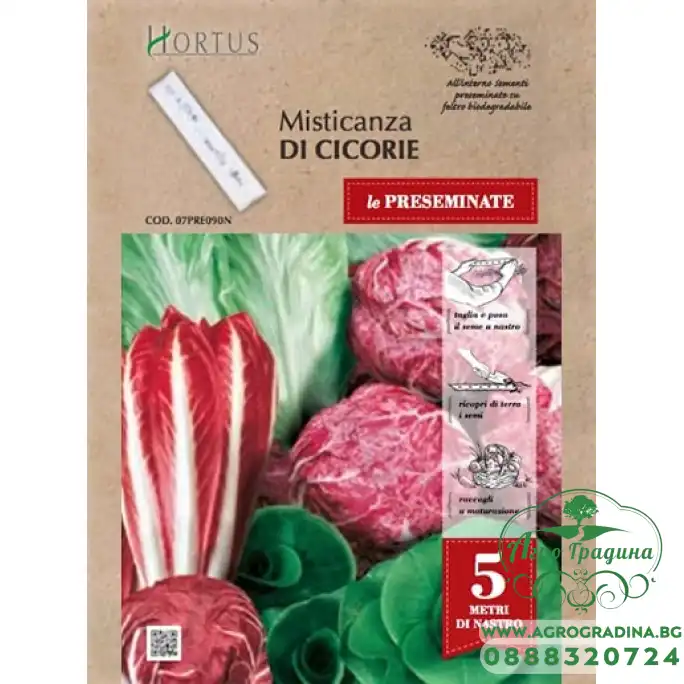 Семена на Лента Цикория Микс Misticanza cicorie nastro Семена на Лента Цикория Микс Misticanza cicorie nastro