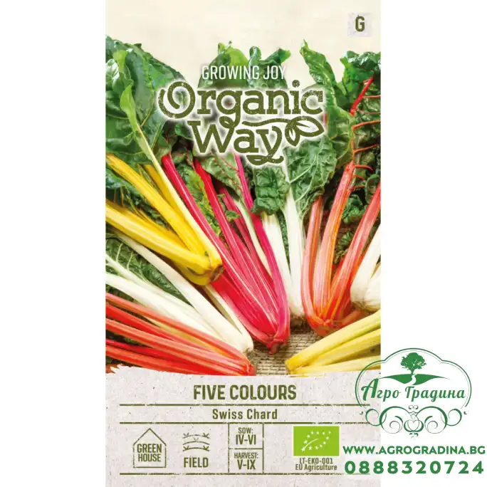 Органик Манголд Микс 5 цвята Beta vulgaris L Five colours