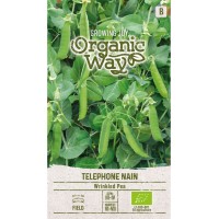 Органик Грах Телефон (джудже) / Pisum sativum L Telephone Nain