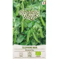 Органик Грах Телефон (джудже) Pisum sativum L Telephone Nain