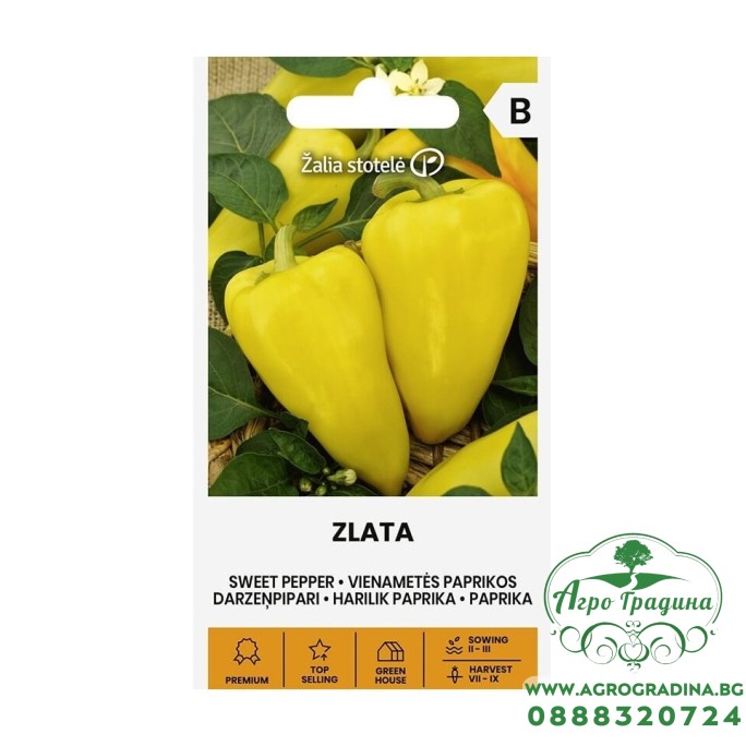 Сладък пипер Злата Zlata