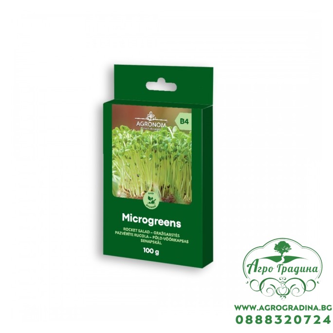 Семена за микро Рукола Eruca sativa Mill - 100 гр