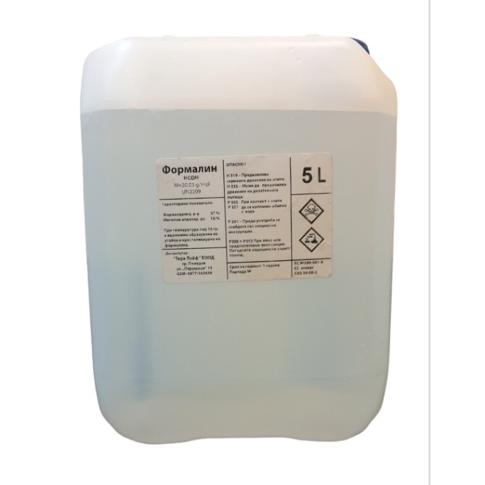 Формалин - НСОН - стабилизиран 37% - 5 литра