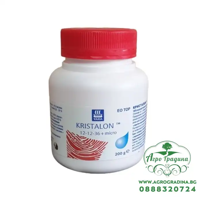 ЕО ТОР Кристалон 12-12-36 + микро - червен - за листно подхранване и фертигация