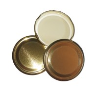 Капачки за буркани с винт ф 82 мм - златни