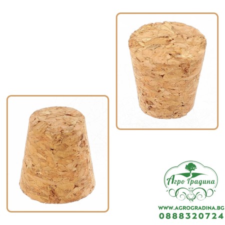 Коркова тапа за дамаджана Ferrari (за 10/15/20/25/34 л.) Ø 45-40 мм