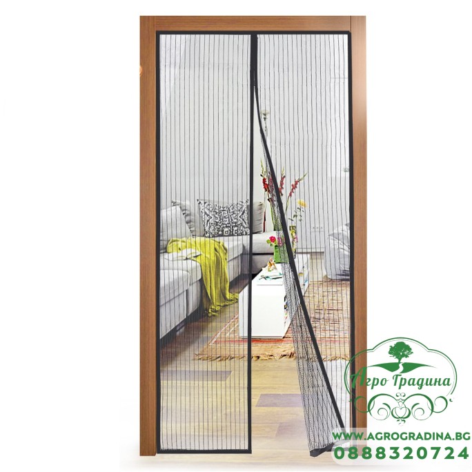 Магнитна мрежа против насекоми (за врата) - 0.9x2 м