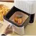 Незалепващи квадратни хартиени тави за Еър Фрайър Air Fryer 20см квадрат