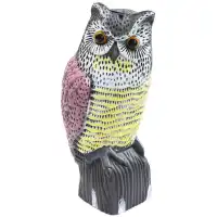 Стоящ бухал за отблъскване на птици 19 х 42 см