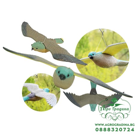 Висящ ястреб за отблъскване на птици 54 х 36 см