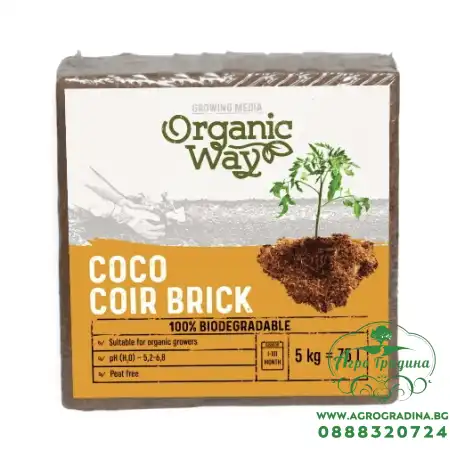 Кокосово пресовано блокче 75л (5кг)