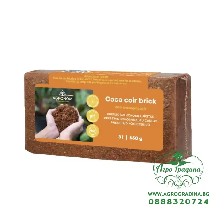 Кокосово пресовано блокче 8 л (650гр)