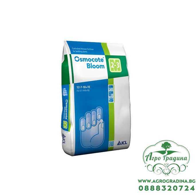 Бавноразградим тор Osmocote Bloom 2-3M (12-7-18 + ME) Бавноразградим тор Osmocote Bloom 2-3M (12-7-18 + ME)