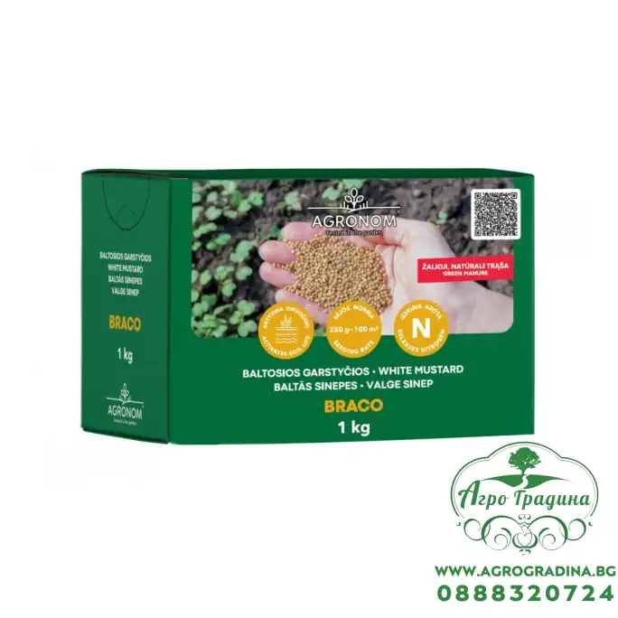 Бял синап  Sinapis alba - за зелено торене