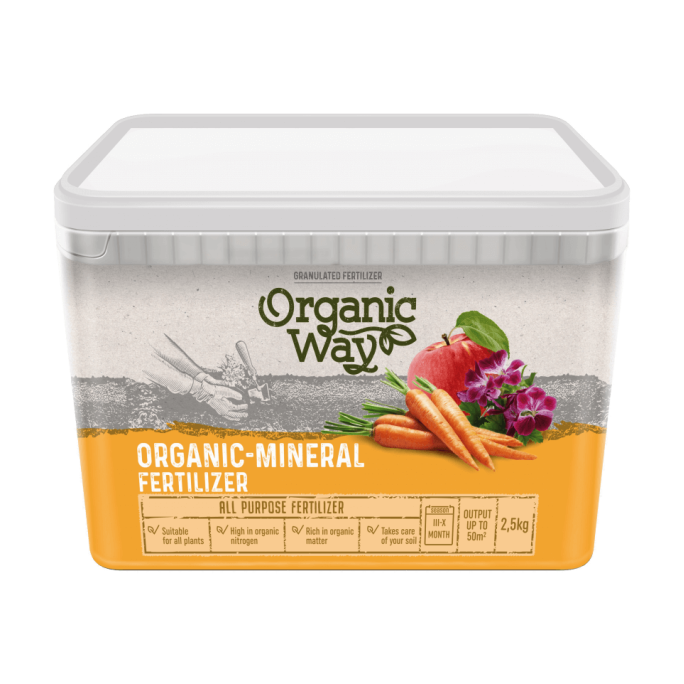 Гранулирана органично-минерална тор - универсална / Organic-mineral fertilaizer 2,5 кг