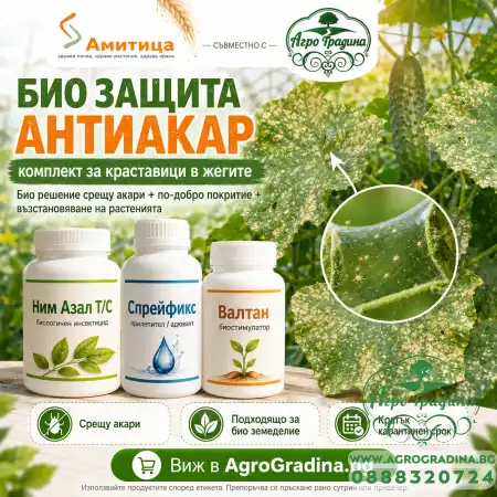 Био защита Анти Акар – Комплект ( Ним Азал + Спрейфикс + ВАЛТАН )