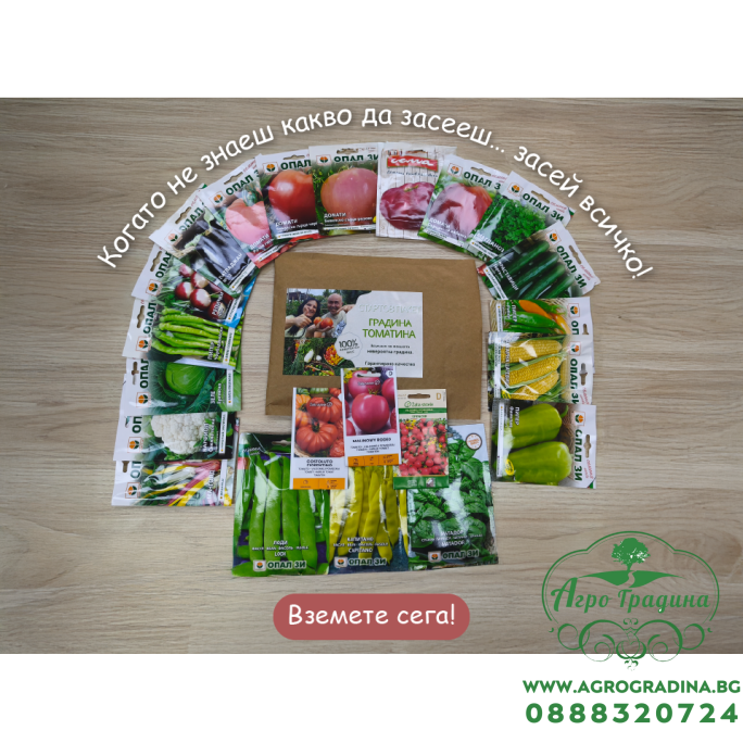 Колекция семена Градина Томатина - за богата и пъстра градина