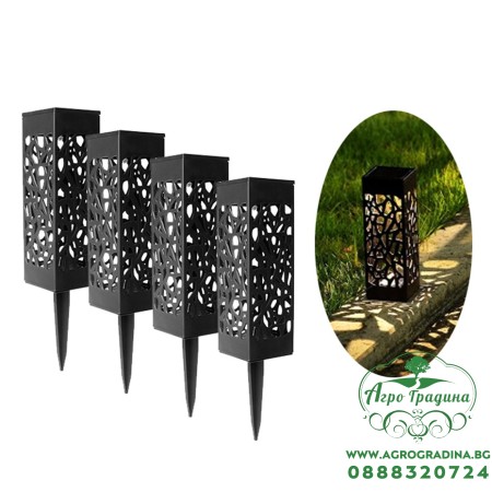 LED соларен фенер за земя WEB