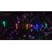 Соларнa LED лампa тип гирлянд за градина (комплект - 10бр. стикове) - Цветни