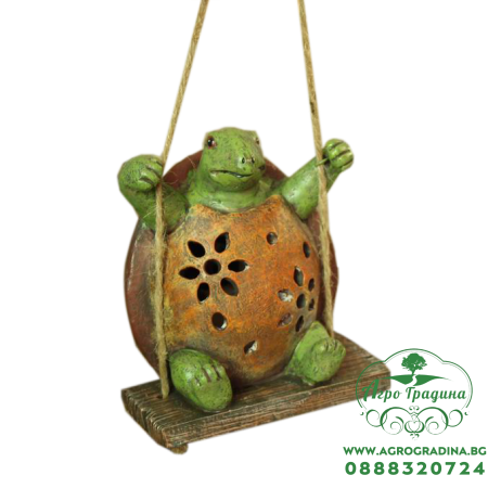 Соларна декоративна лампа костенурка