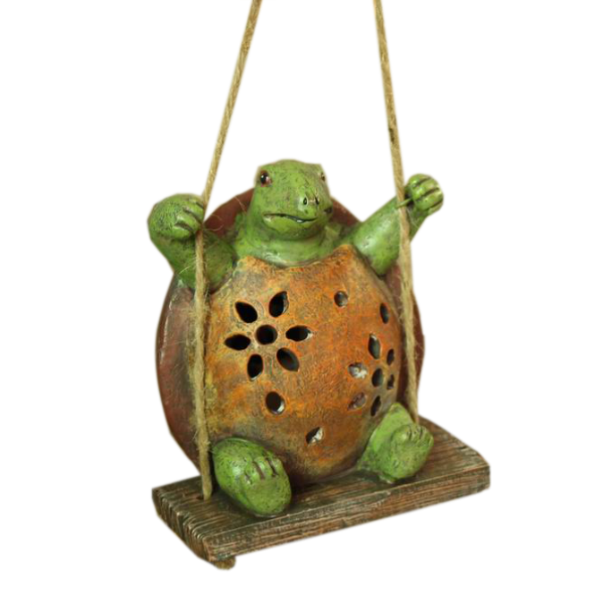 Соларна декоративна лампа костенурка