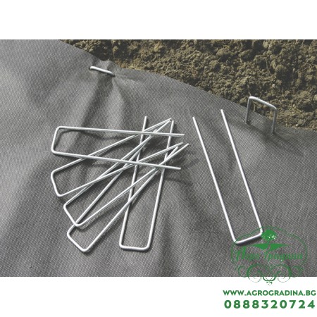 Метални скоби за закрепване на покривала 10бр