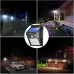 Соларен LED аплик 3W 6500K черен със сензор – Соларни лампи