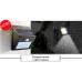 Соларен LED аплик 3W 6500K черен със сензор – Соларни лампи
