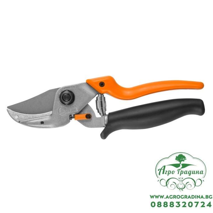 Овощарска ножица с извито острие (тип секатор) и с въртяща ръкохватка LOWE 8