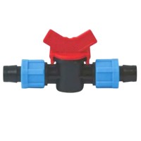 Съединителен кран за капков лентов маркуч ф17мм