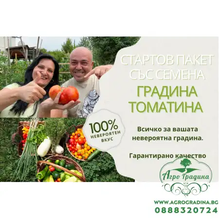 Стартов пакет Градина Томатина – всичко необходимо за богата и здрава реколта