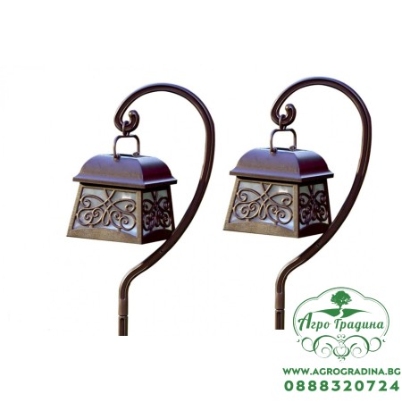 LED соларен фенер за земя PAST - 2бр. комплект